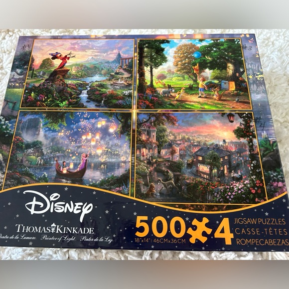 EUC DISNEY PUZZLE SET OF 4 - Picture 4 of 4